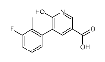 5-(3-fluoro-2-methylphenyl)-6-oxo-1H-pyridine-3-carboxylic acid结构式