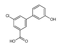 3-chloro-5-(3-hydroxyphenyl)benzoic acid结构式