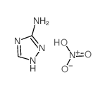 1H-1,2,4-Triazol-3-amine, mononitrate structure