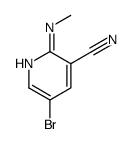 5-bromo-2-(methylamino)nicotinonitrile结构式