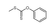 Dithiocarbonic acid O-phenyl S-methyl ester Structure