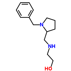 2-{[(1-Benzyl-2-pyrrolidinyl)methyl]amino}ethanol结构式