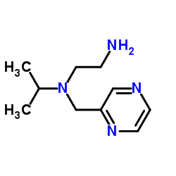 N-Isopropyl-N-(2-pyrazinylmethyl)-1,2-ethanediamine Structure