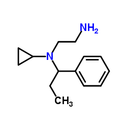 N-Cyclopropyl-N-(1-phenylpropyl)-1,2-ethanediamine Structure