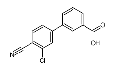 3-(3-chloro-4-cyanophenyl)benzoic acid结构式