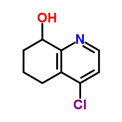 4-Chloro-5,6,7,8-tetrahydro-8-quinolinol Structure