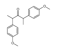 2,4-bis(4-methoxyphenyl)pentan-3-one结构式