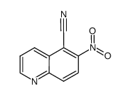 6-nitroquinoline-5-carbonitrile结构式