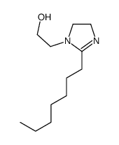 2-(2-heptyl-4,5-dihydroimidazol-1-yl)ethanol结构式