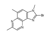 2-bromo-3,5,7-trimethylimidazo[4,5-f]quinoxaline Structure