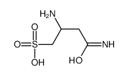 2,4-diamino-4-oxobutane-1-sulfonic acid结构式