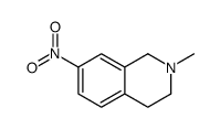 2-Methyl-7-nitro-1,2,3,4-tetrahydroisoquinoline Structure