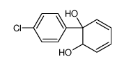 1-(4-chlorophenyl)cyclohexa-3,5-diene-1,2-diol结构式