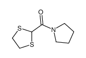 1,3-dithiolan-2-yl(pyrrolidin-1-yl)methanone Structure