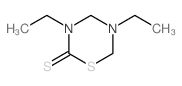 2H-1,3,5-Thiadiazine-2-thione,3,5-diethyltetrahydro- Structure