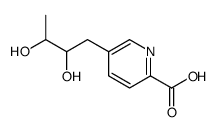 5-(2,3-dihydroxybutyl)pyridine-2-carboxylic acid结构式