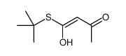 4-tert-butylsulfanyl-4-hydroxybut-3-en-2-one Structure