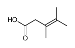 3,4-Dimethyl-pent-3-en-carbonsaeure Structure