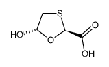 RAC-TRANS-5-HYDROXY-1,3-OXATHIOLANE-2-CARBOXYLIC ACID Structure