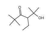 4-ethyl-5-hydroxy-2,2,5-trimethyl-hexan-3-one Structure