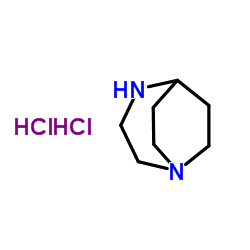 1,4-二氮杂双环[3.2.2]壬烷双盐酸盐结构式