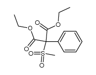 diethyl (methylsulfonyl)phenylmalonate Structure