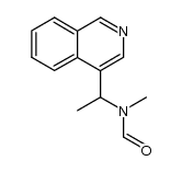 4-(1-N-formyl-N-methylaminoethyl)-isoquinoline Structure