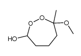 7-Methoxy-7-methyl-1,2-dioxepan-3-ol Structure