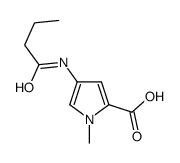 1H-Pyrrole-2-carboxylicacid,1-methyl-4-[(1-oxobutyl)amino]-(9CI) Structure
