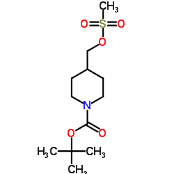 tert-Butyl 4-(((methylsulfonyl)oxy)methyl)piperidine-1-carboxylate picture