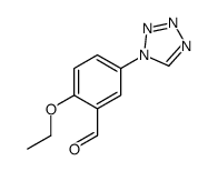 Benzaldehyde, 2-ethoxy-5-(1H-tetrazol-1-yl)- (9CI) structure