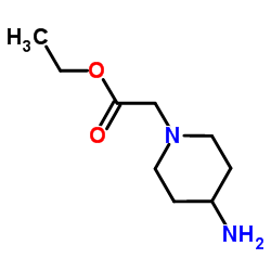 Ethyl (4-amino-1-piperidinyl)acetate Structure