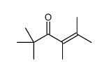2,2,4,5-tetramethylhex-4-en-3-one Structure