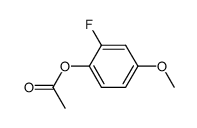 2-fluoro-4-methoxyphenyl acetate结构式