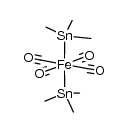 cis-[(CO)4Fe(SnMe3)2]结构式