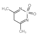 3,5-dimethyl-4H-1,2,6-thiadiazine 1,1-dioxide Structure