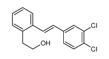 2-[2-[2-(3,4-dichlorophenyl)ethenyl]phenyl]ethanol结构式