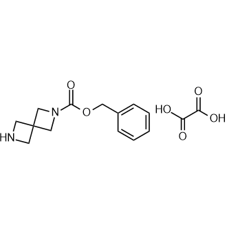 2,6-二氮杂螺[3.3]庚烷-2-羧酸苄酯草酸盐结构式