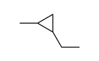 1-Methyl-2-aethyl-cyclopropan Structure