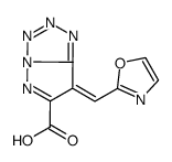7-(1,3-oxazol-2-ylmethylidene)pyrazolo[5,1-e]tetrazole-6-carboxylic acid Structure