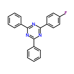2-(4-Fluorophenyl)-4,6-diphenyl-1,3,5-triazine Structure