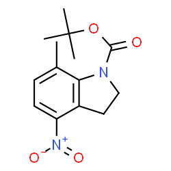 1H-INDOLE-1-CARBOXYLIC ACID,2,3-DIHYDRO-5-NITRO-,1,1-DIMETHYLETHYL ESTER Structure