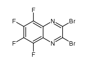 2,3-dibromo-5,6,7,8-tetrafluoroquinoxaline结构式