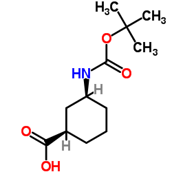cis-3-{[(tert-butoxy)carbonyl]amino}cyclohexane-1-carboxylic acid picture