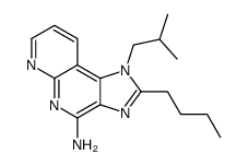 2-butyl-1-(2-methylpropyl)imidazo[4,5-c][1,8]naphthyridin-4-amine Structure