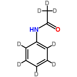 乙酰苯胺-D8结构式