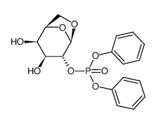 .beta.-D-Galactopyranose, 1,6-anhydro-, 2-(diphenyl phosphate) picture