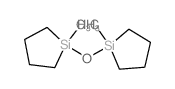 1-methyl-1-(1-methylsilolan-1-yl)oxy-silolane结构式