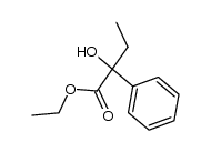 2-hydroxy-2-phenyl-butyric acid ethyl ester结构式