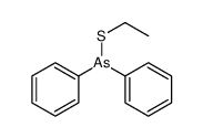 ethylsulfanyl(diphenyl)arsane结构式